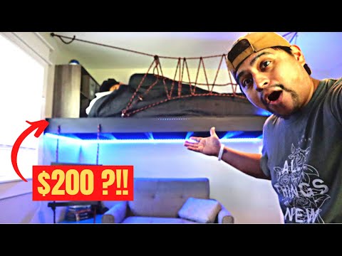DIY Kids Floating Loft Bed  | TimberLOK Lag Screws