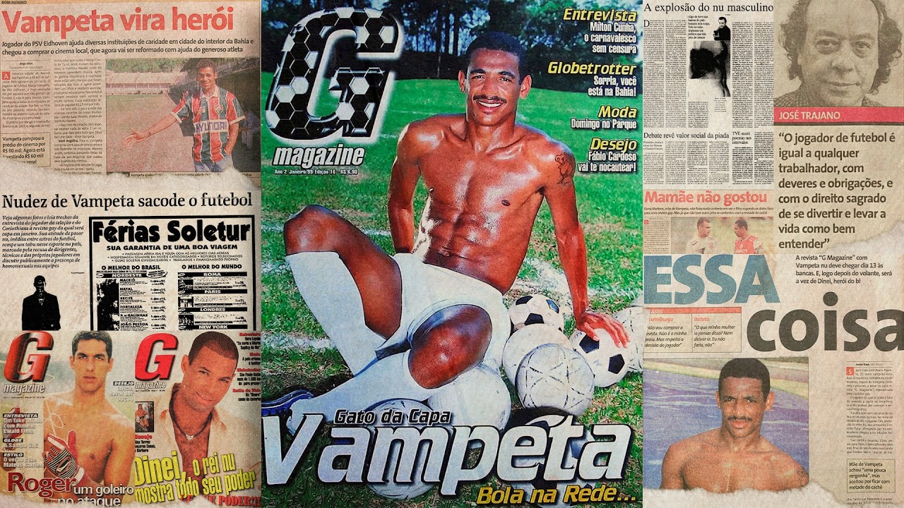O Vampetaço e o futebol na G Magazine