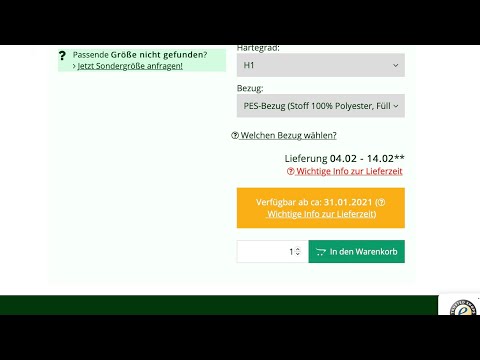 Infos zu Lieferzeiten und der aktuellen Materialversorgung Winter 2020 | DiMaLux Matratzen