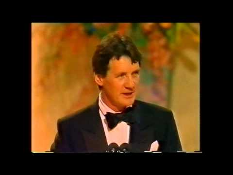 Michael Palin wins BAFTA for 'A Fish Called Wanda'.