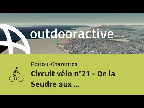 parcours VTC - Poitou-Charentes: Circuit vélo n°21 - De la Seudre aux plages et conches rocheuses