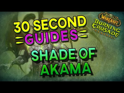 Shade of Akama - Black Temple - 30 Second Guides