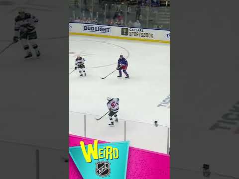 Lundqvist Delivers Epic Broadcast Jinx 🤐 | Weird NHL | #Shorts