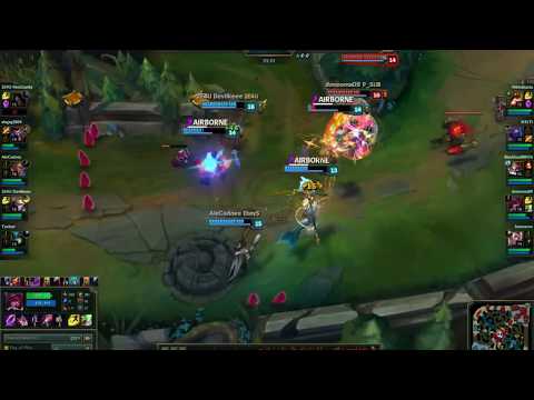200IQ quadra kill - xayah and rakan