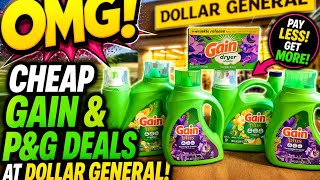 🛒 OMG! Cheap Gain & P&G Deals at Dollar General + Target & Smith's! 💚🧺