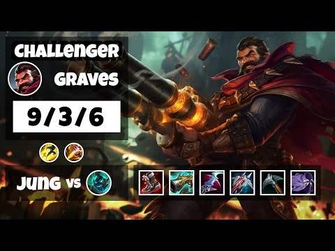 Graves s11 Jungle Challenger Replay (9/3/6) - EU