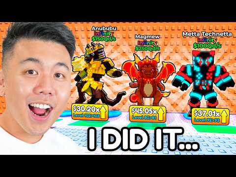 I Unlocked Every INFINITY Brainrot In Escape Tsunami For Brainrots