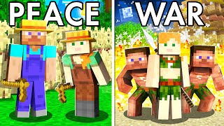 100 Players Simulate TRIBAL Civilization in Minecraft Hardcore...