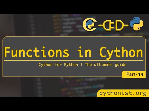 Functions In Cython P14 Speed Up Python Function Cython For Python Python Tutorial