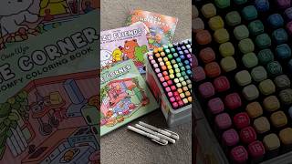 Download lagu Finally giving in to the TikTok viral hobby! COLORING BOOK! #coloringbook #cocowyo #alcoholmarkers mp3