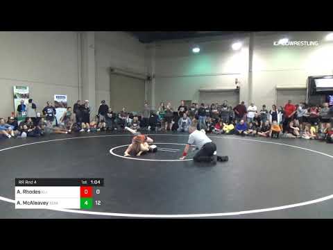 117 Lbs Rr Rnd 4 Abby Rhodes Illinois Dual Vs Amanda McAleavey Texas A