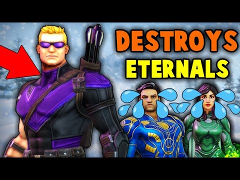 HAWKEYE IS THE CHEAT CODE YOU DONT KNOW ABOUT | MASTERS OF CRUCIBLE | MARVEL STRIKE FORCE