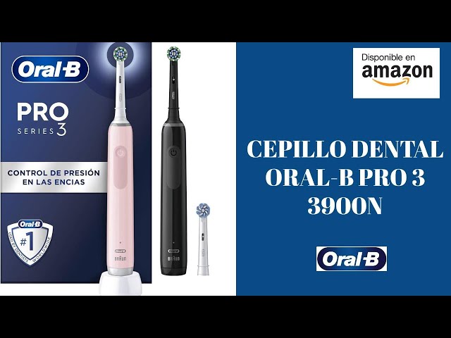 Vídeo relacionado con Oral-B Pro 3 Pack De 2 Cepillos de Dientes Eléctricos con Mango Recargable y 4 Cabezales de Recambio, 3 Modos De Cepillado Con Modo Sensible, Temporizador, Diseñado por Braun, Negro y Blanco