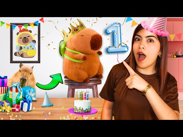 Vídeo relacionado con JWTRSVTY 86PCS Capybara Party Favour Supplies, Capybara Cumpleaños Fiesta Regalo, Capybara Regalos De Fiesta Niños, Incluye Pulseras Bolsas De Regalo llaveros pegatinas, para Infantil Cumpleaños Decor
