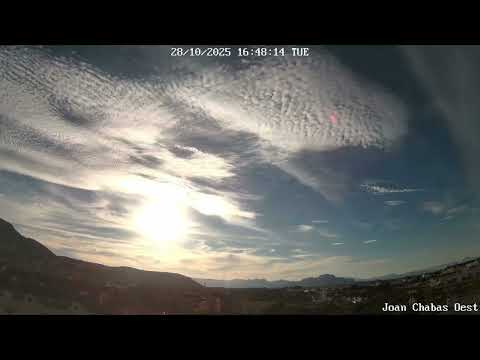 📽️ Time-lapse 28 d'octubre... #Dénia