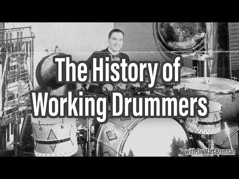 The History of Working Drummers with Dr. Matt Brennan - Drum History Podcast