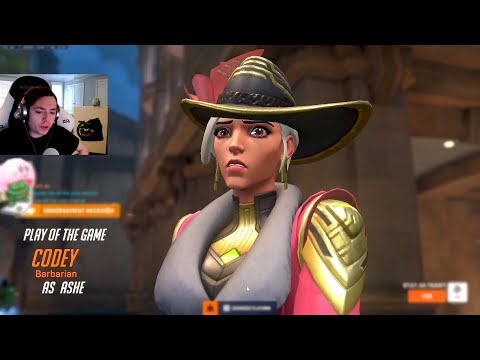 CODEY CARRY ASHE - POTG! [ OVERWATCH 2 SEASON 5 TOP 500 ]