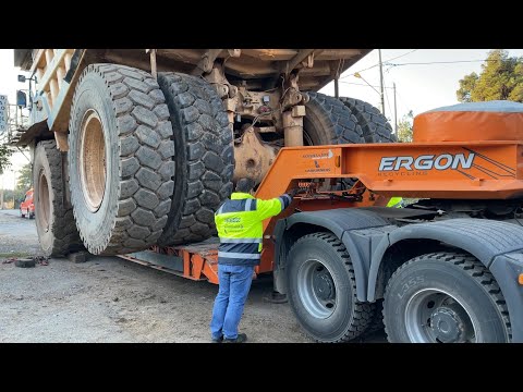 Loading And Transporting The Caterpillar 777C Dumper - Sotiriadis/Labrianidis Mining Works