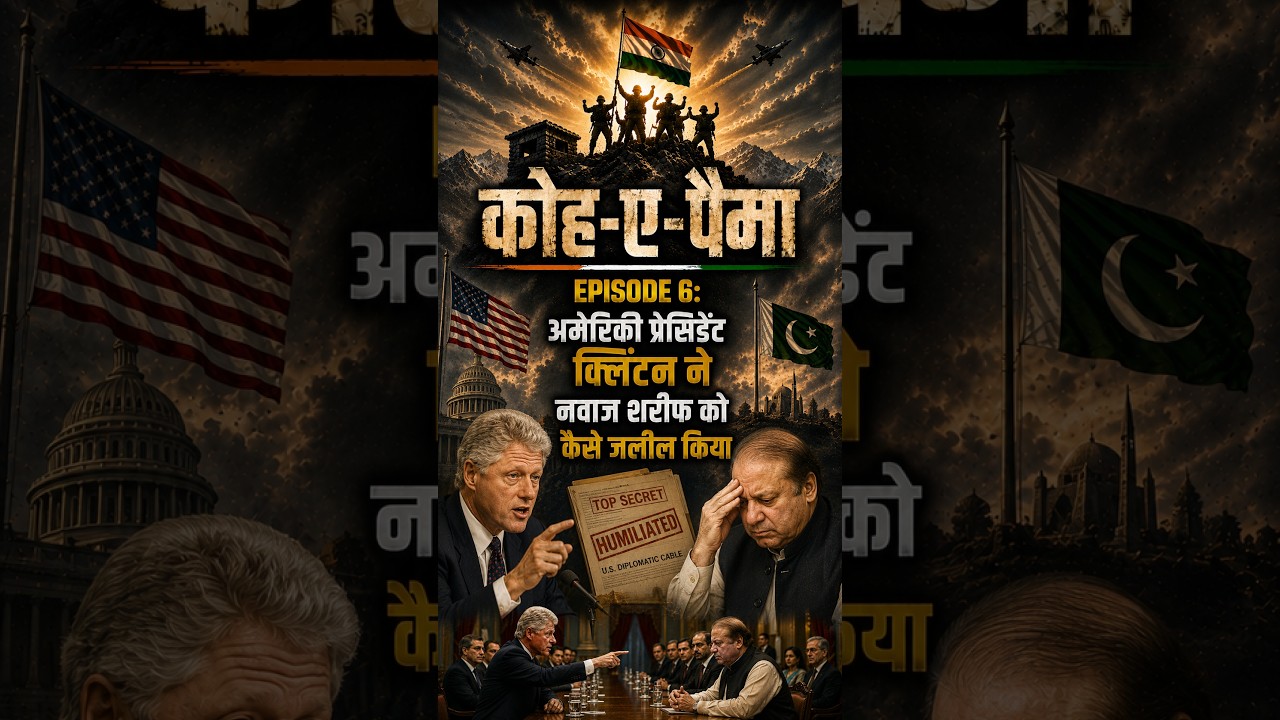 कोह-ए-पैमा Episode 6: मुशर्रफ की सीक्रेट रिकॉर्डिंग भारत ने पब्लिक कीः क्लिंटन ने शरीफ को किया जलील