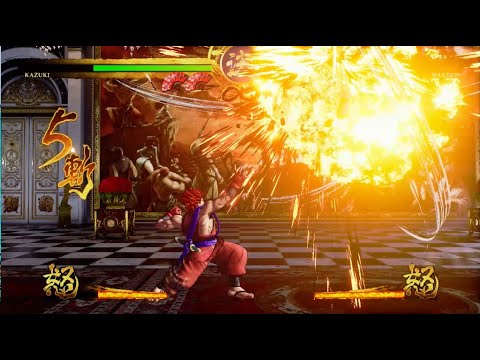 Samurai Shodown - Kazuki VS Warden