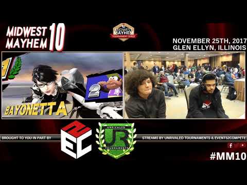Midwest Mayhem 10 TOP 64 WR2: E2C l Tyroy (Bayonetta) vs. NameLess (Diddy Kong)