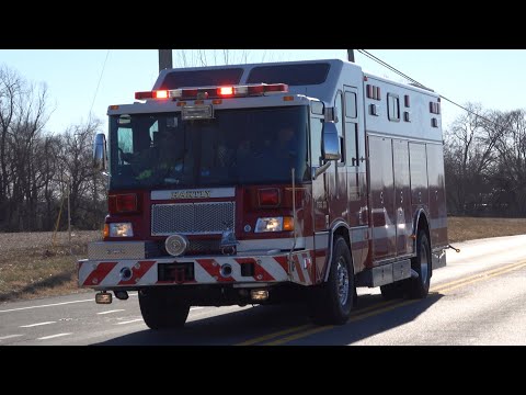 Hartly Fire Company Rescue 51 Responding