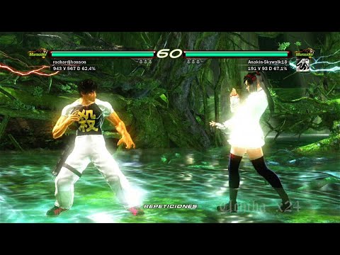 L7 124_7 LAW (rachardjhonson) VS ( Uchiha x24 ) Lili Rochefort - Tekken 6  Online #29
