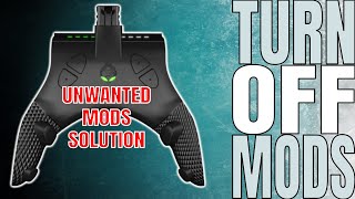 How do I turn off mods on Strike Pack?