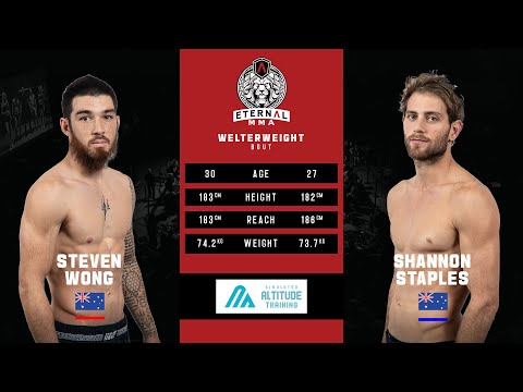 ETERNAL MMA 51 - STEVEN WONG VS SHANNON STAPLES - MMA FIGHT VIDEO