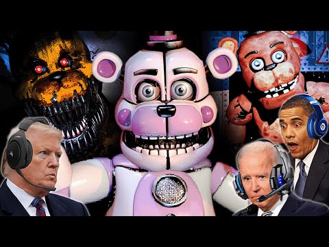 US Presidents Play Five Nights at Freddy's 1-5 (FNAF 1-5)