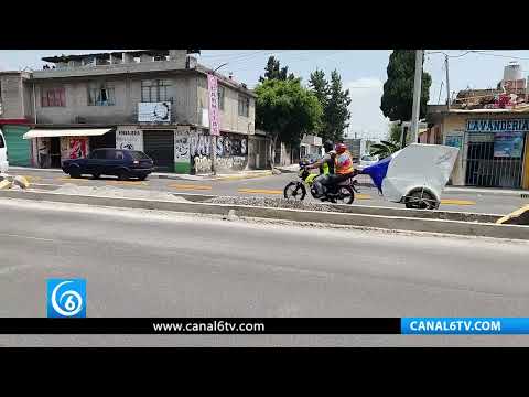 Video: Comercios cerca del cierre por paso del trolebús Chalco-Santa Martha