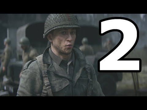 Call Of Duty WW2 Walkthrough Part 2 - No Commentary Playthrough (PS4)