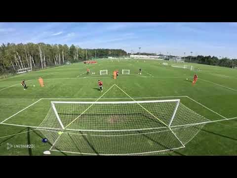 Ustawienie podczas fazy przejściowej + obrona ze strefy bocznej/centralnej - Trening bramkarski U-20