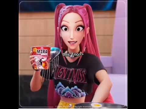 This Trio 𝐑𝐔𝐌𝐈, 𝐌𝐈𝐑𝐀 𝐀𝐍𝐃 𝐙𝐎𝐄𝐘 | #rumi #mira #zoey #huntrix #kpopdemonhunters