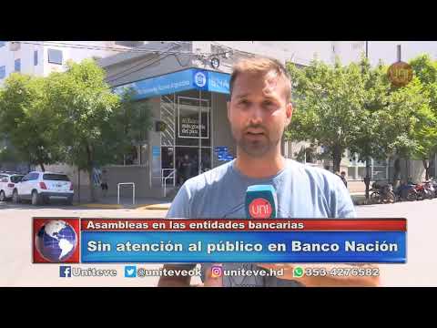 Asambleas en el banco Nación