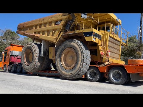 Loading And Transporting The Caterpillar 777C Dumper - Sotiriadis/Labrianidis Mining Works
