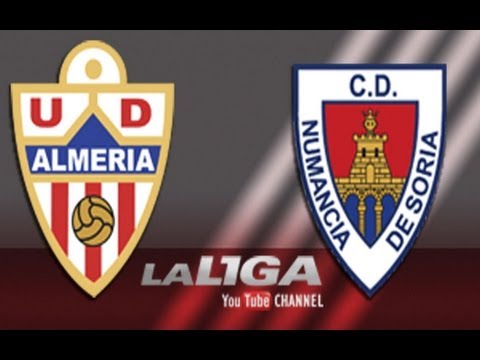 Gol de Fernando Soriano (1-1) en el UD Almería - CD Numancia - HD