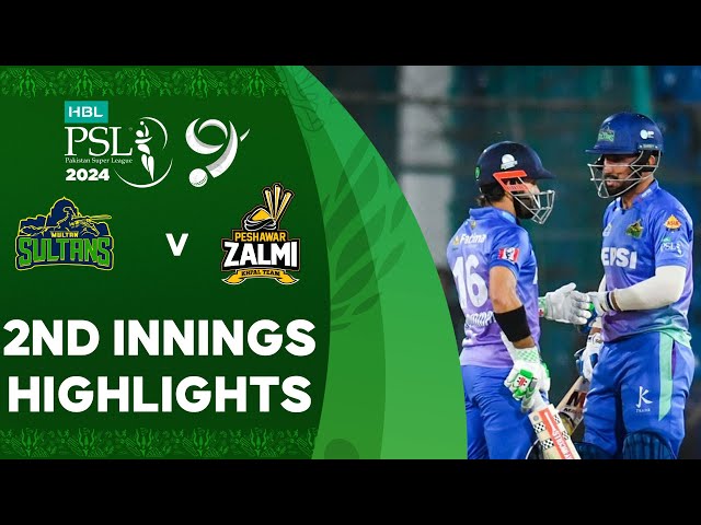 2nd Innings Highlights | Multan Sultans vs Peshawar Zalmi | Match 31 | HBL PSL 9 | M1Z2U