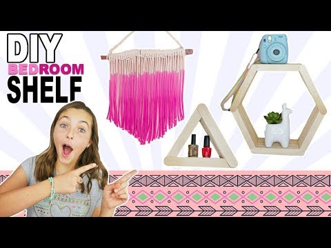 DIY Bedroom Shelf | Easy Room Decor Ideas For Teens