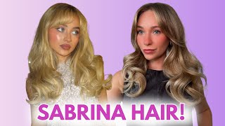 Sabrina Carpenter Hair! Big Blowout Tutorial with Dyson & ghd