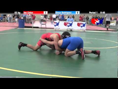 University Nat`ls FS  63 kg: Joe Colon vs. Vince Rodriguez