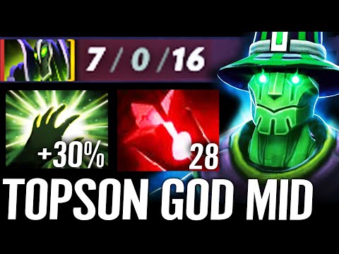 🔥 TOPSON Rubick 0% Luck 100% Skill — GOD MID 28Charges Bloodstone Fastest GG Dota 2 Pro