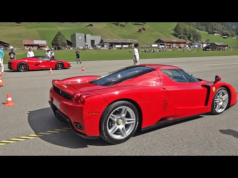 Ferrari LaFerrari vs Ferrari Enzo - DRAG RACE!