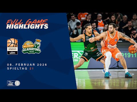 Ratiopharm Ulm vs. VET-CONCEPT Gladiators Trier - Full Game Highlights - Spieltag 21, 25/26
