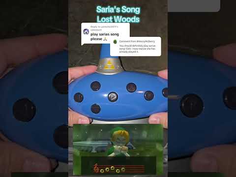Saria's 🎵 Lost Woods #thelegendofzelda #legendofzelda #electronicocarina #ocarinaoftime #tloz #zelda