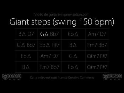 Giant steps : Backing Track (swing 150 bpm)