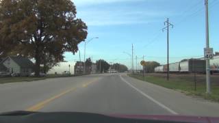 preview picture of video 'Car Camera - Crete, NE - NE 33/103: Downtown to the Big Blue River . 2013 ( ネブラスカ州クレタ )'