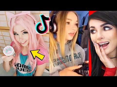 1 Hour of SSSniperwolf REACTING To Tik Toks (Compilation)