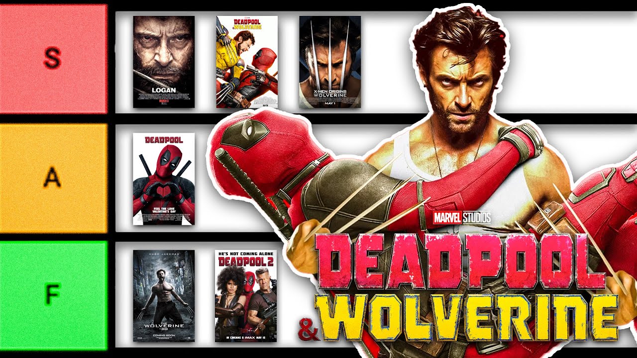 I Watched And Ranked EVERY Deadpool/Wolverine Movie...