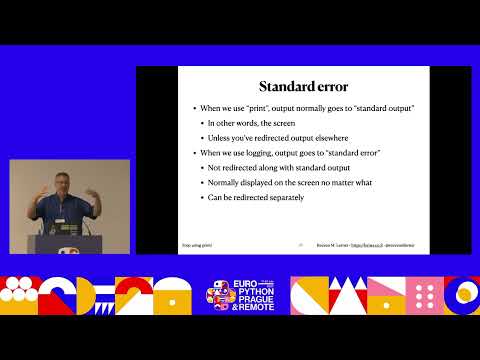 Stop using print! Understanding and using the "logging" module — Reuven M. Lerner